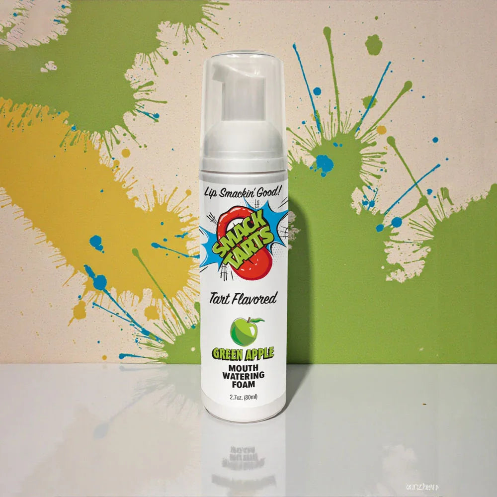Smack Tarts Mouthwatering Foam - Green Apple - Sour Green Apple Flavoured - 80 ml Bottle