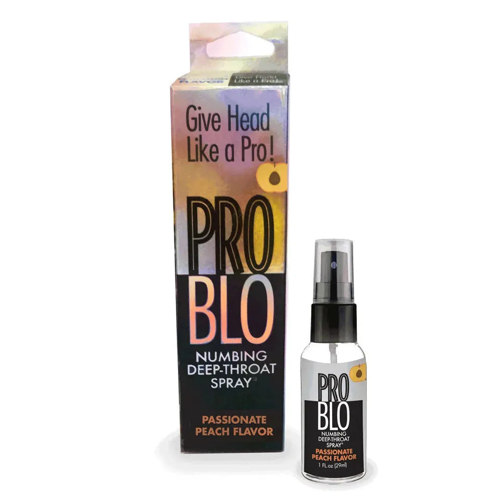 ProBlo Deep Throat Spray - Peach - Take A Peek