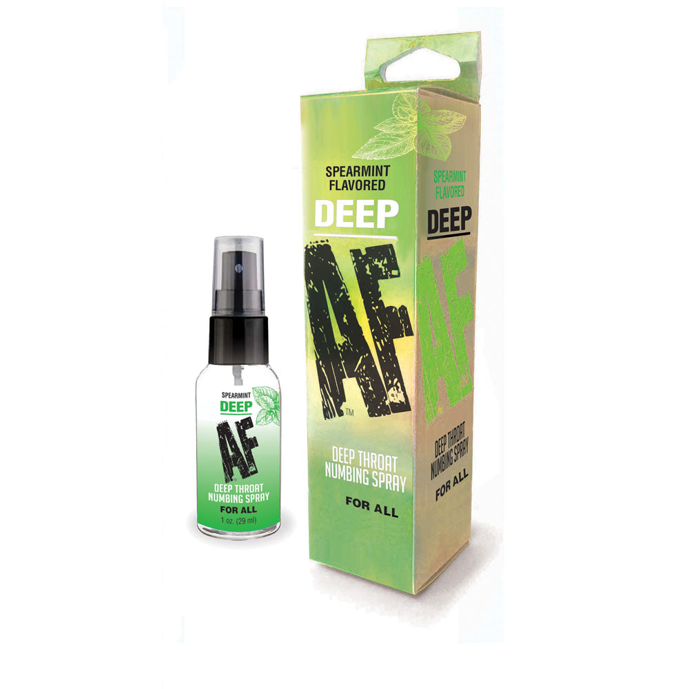 Deep AF - Mint - Mint Flavoured Deep Throat Spray - 29 ml - Take A Peek