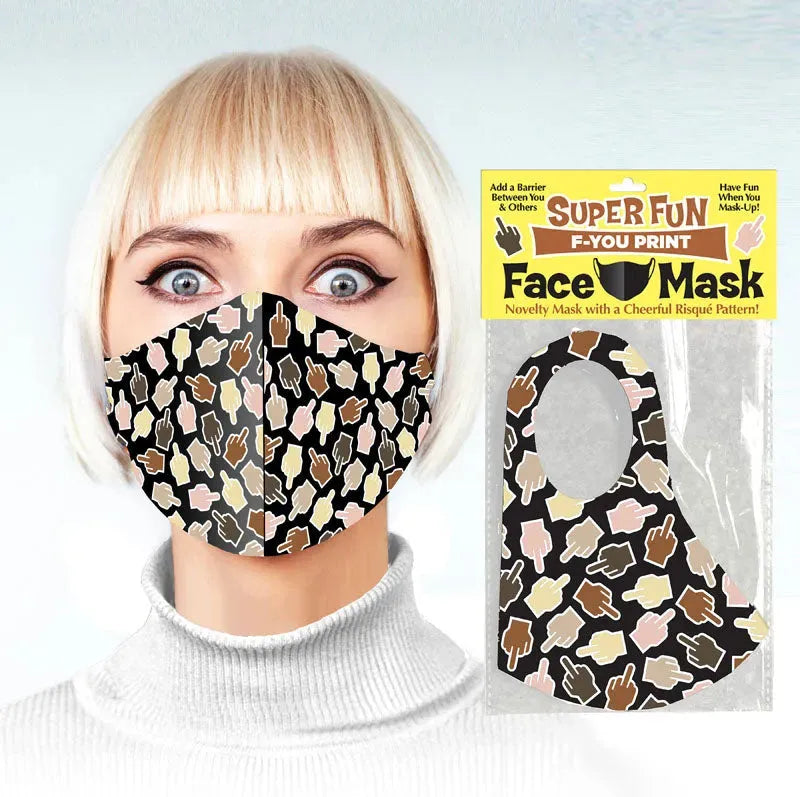 Super Fun F U FINGER Mask - Take A Peek