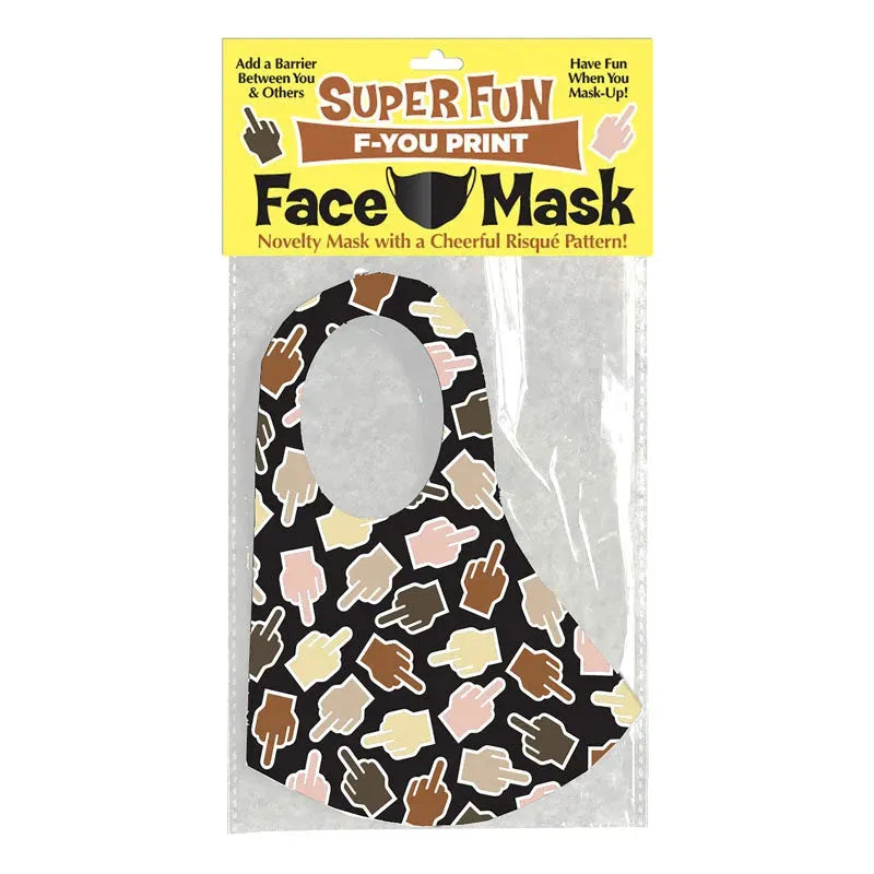 Super Fun F U FINGER Mask - Take A Peek