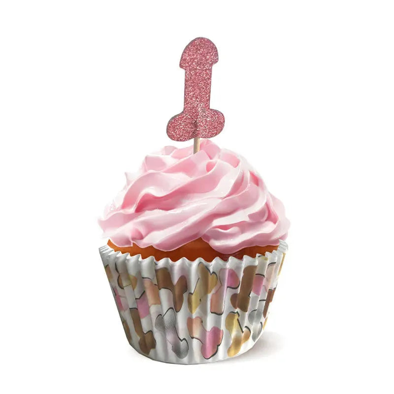 Glitterati - Penis Party Cupcake Set - Take A Peek