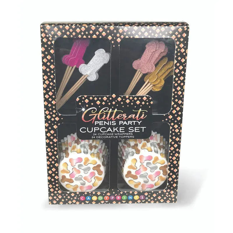 Glitterati - Penis Party Cupcake Set - Take A Peek