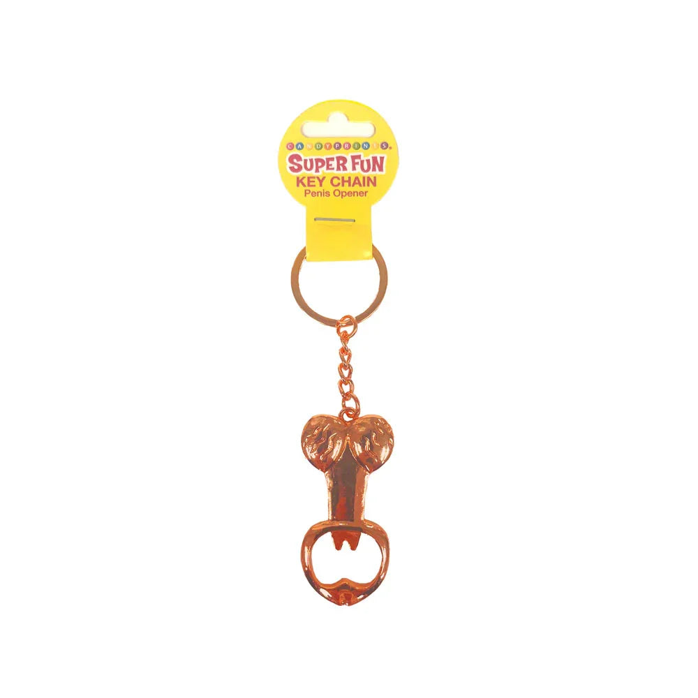 Super Fun Key Chain - Penis Bottle Opener - Novelty Key Chain - Take A Peek