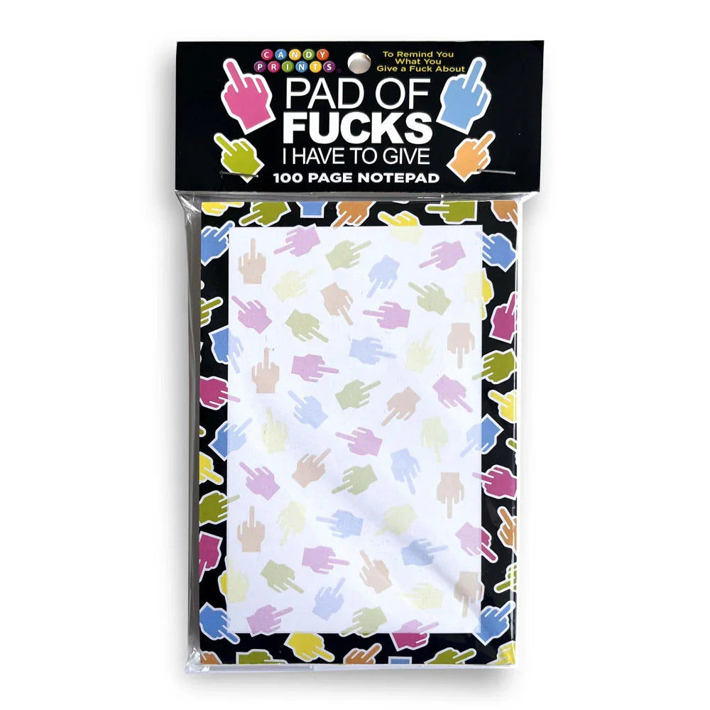 Pad Of Fucks I Have To Give! Notepad - Novelty Notepad - 100 Pages - Take A Peek