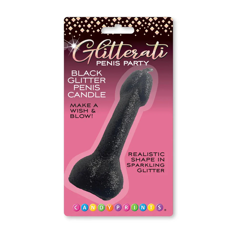 Glitterati Glitter Penis Candle - 10 cm Penis Party Candle - Take A Peek