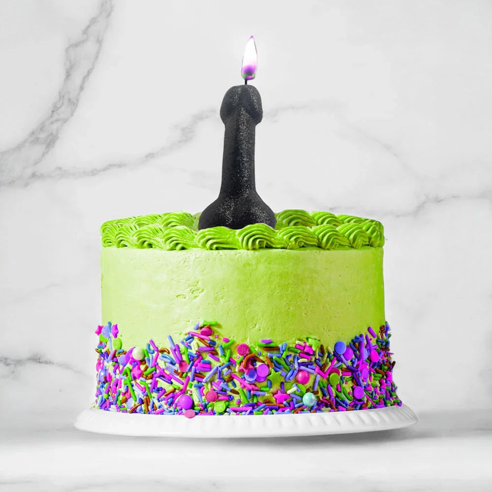 Glitterati Glitter Penis Candle - 10 cm Penis Party Candle - Take A Peek