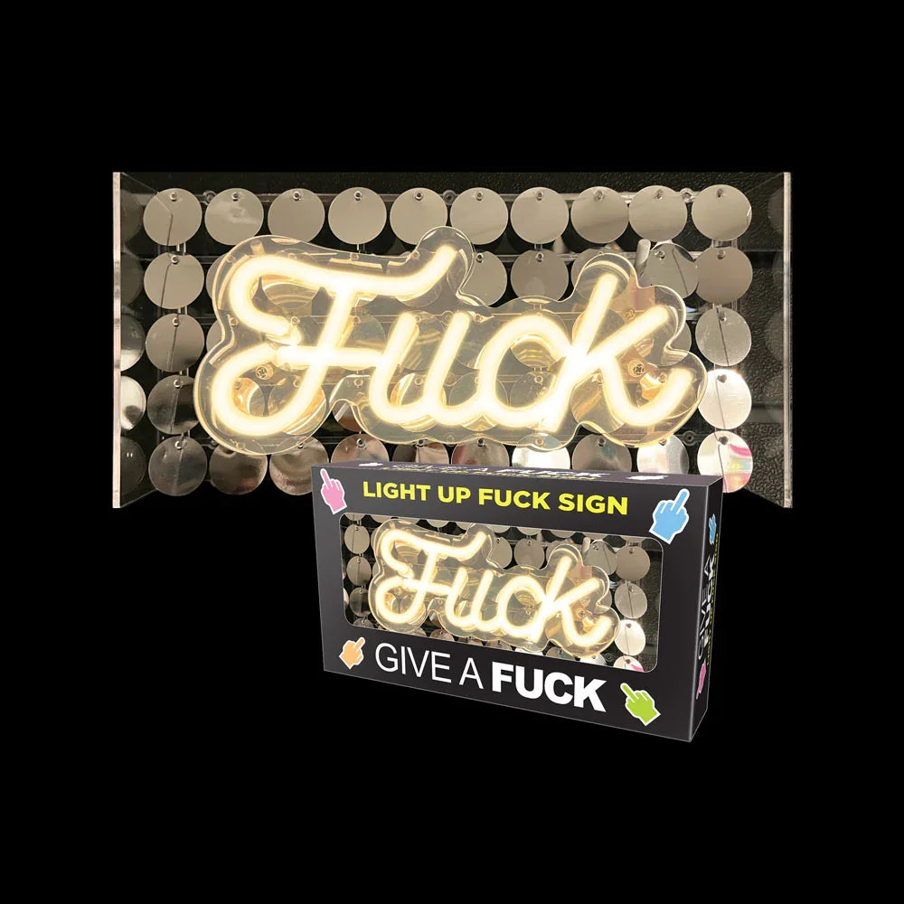 Fuck Neon Light Sign - Novelty Neon Light - Take A Peek