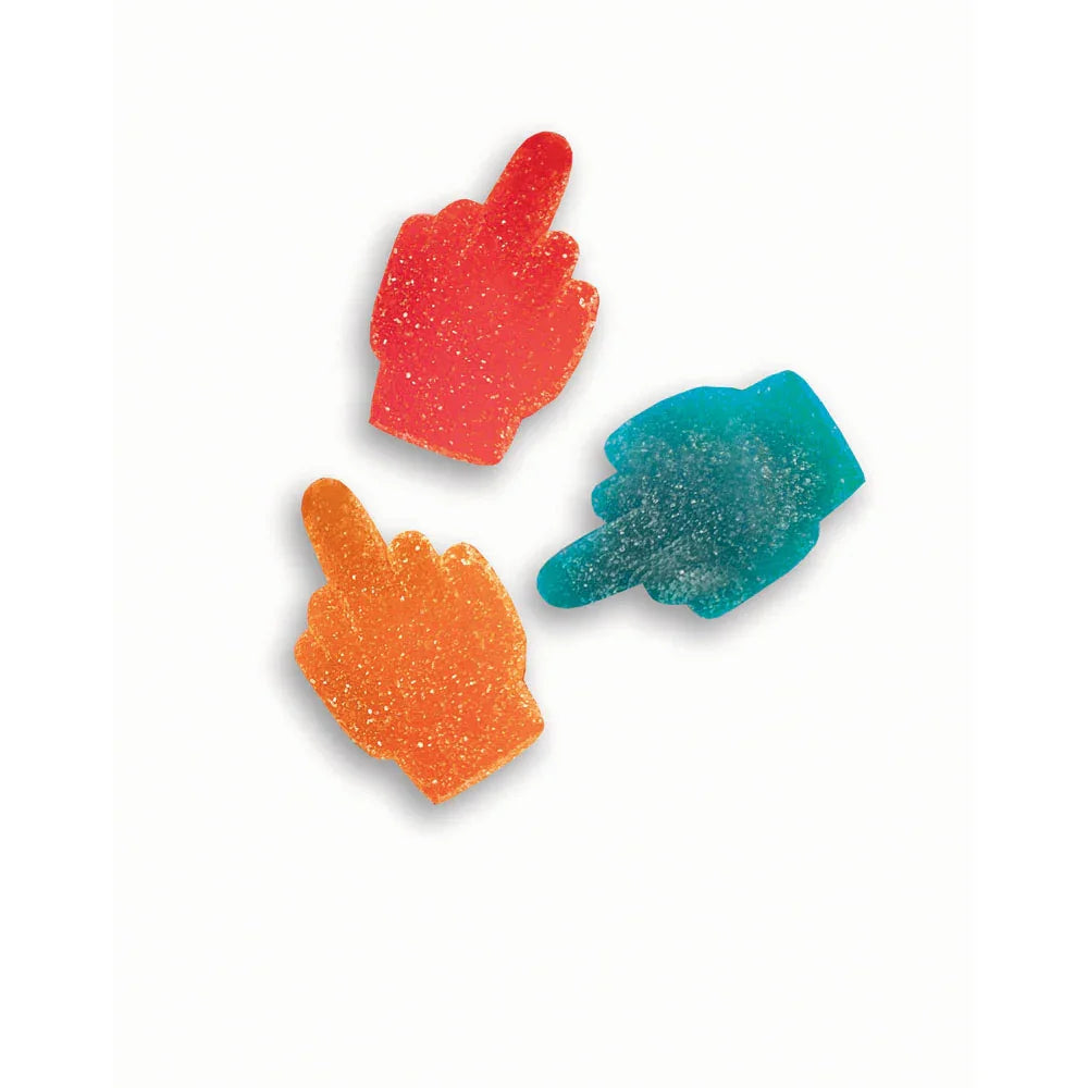 Gummy Bag Of Fucks I Have To Give - Soft & Chewy Sour Gummy Lollies - 64 gram Bag - Take A Peek