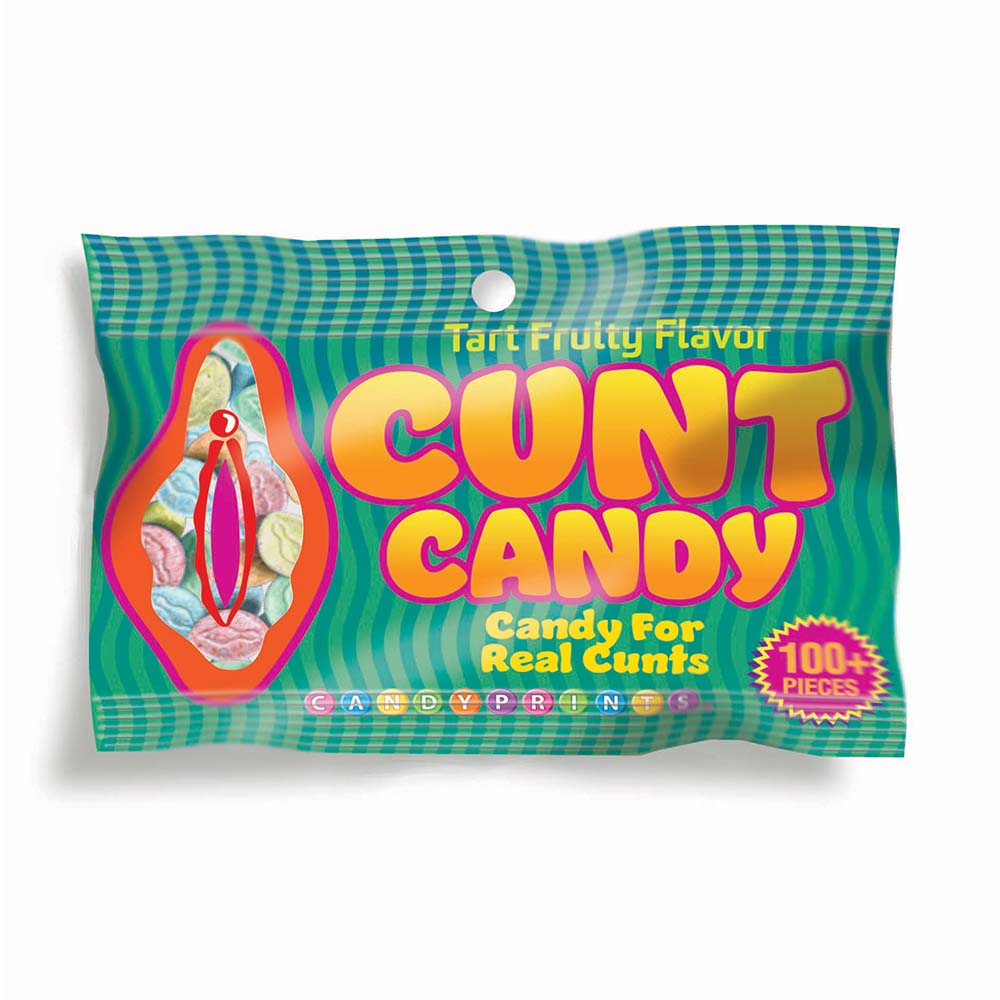 Cunt Candy - Novelty Flavoured Vagina Shaped Lollies - 85 gram Bag - Take A Peek