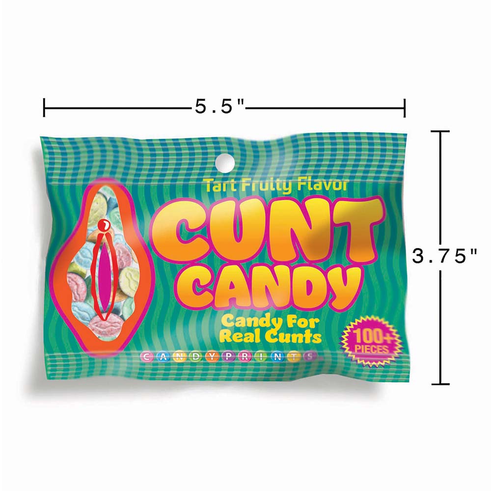 Cunt Candy - Novelty Flavoured Vagina Shaped Lollies - 85 gram Bag - Take A Peek