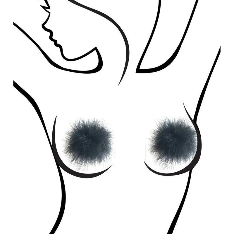 Sexy AF - Nipple Couture Marabou - Take A Peek