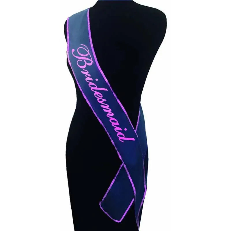 The Bride's Maid Sash - Take A Peek