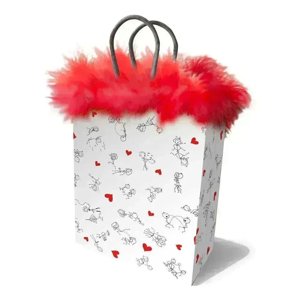 Stick Figures Gift Bag - Novelty Gift Bag - Take A Peek