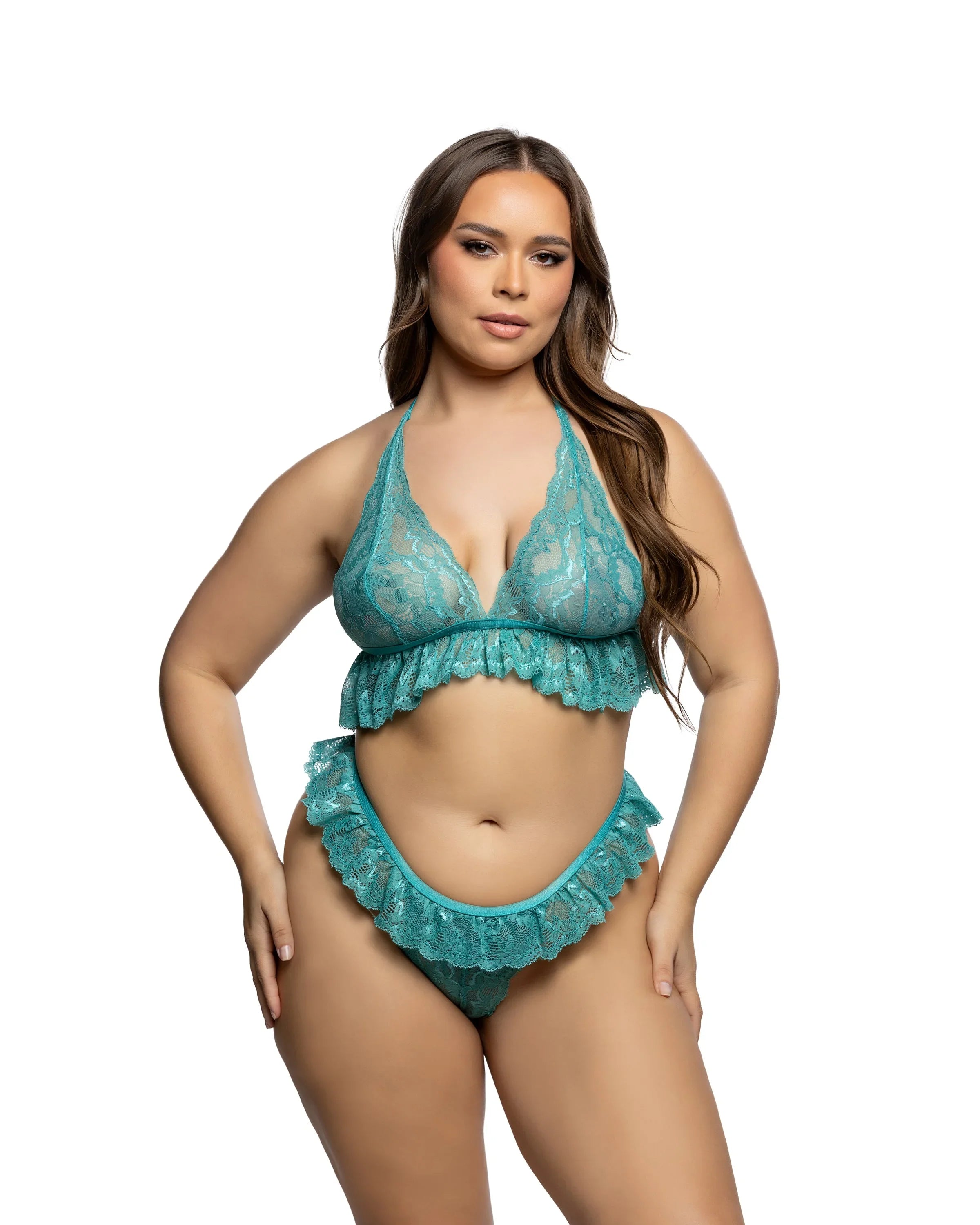 LI1031 - Lacy Sweet Flutter 2pc Set - Take A Peek