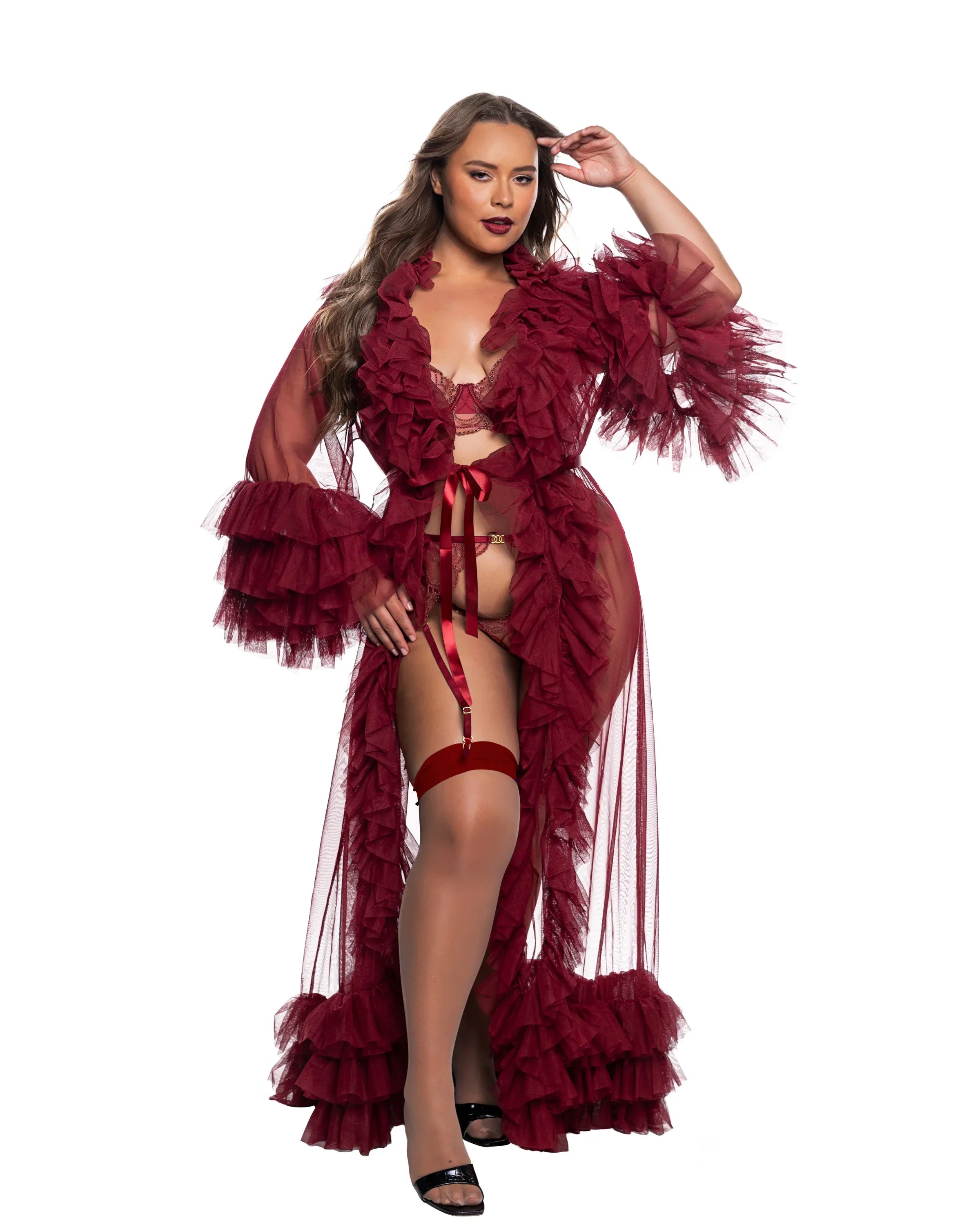LI770 - Voguish Glam Luxury Robe - Take A Peek