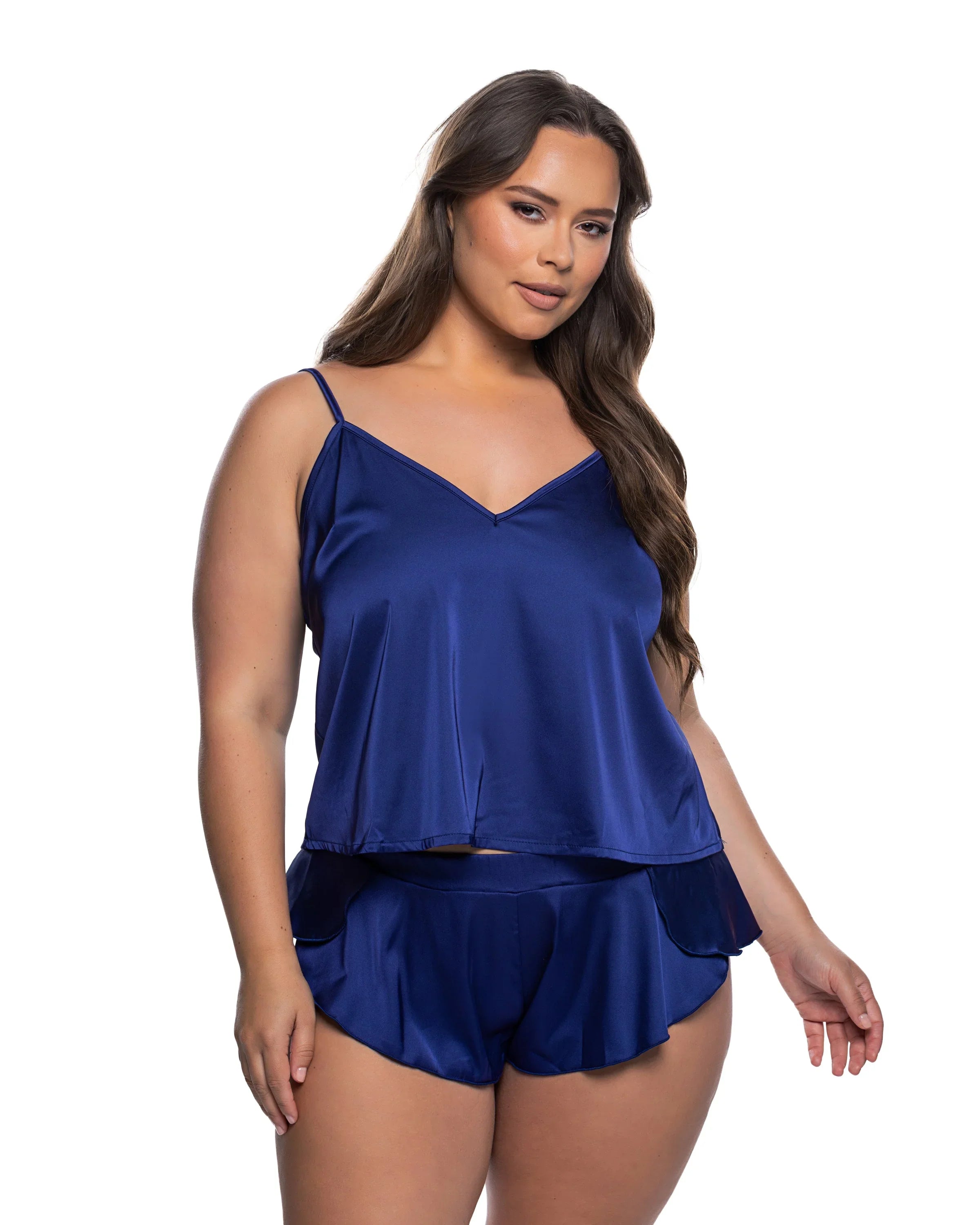 LI869 - Satin Essentials Cami 2-Piece Set - Take A Peek