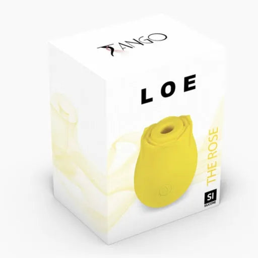 LOE THE ROSE PREMIUM SUCTION STIMULATOR - YELLOW - Take A Peek