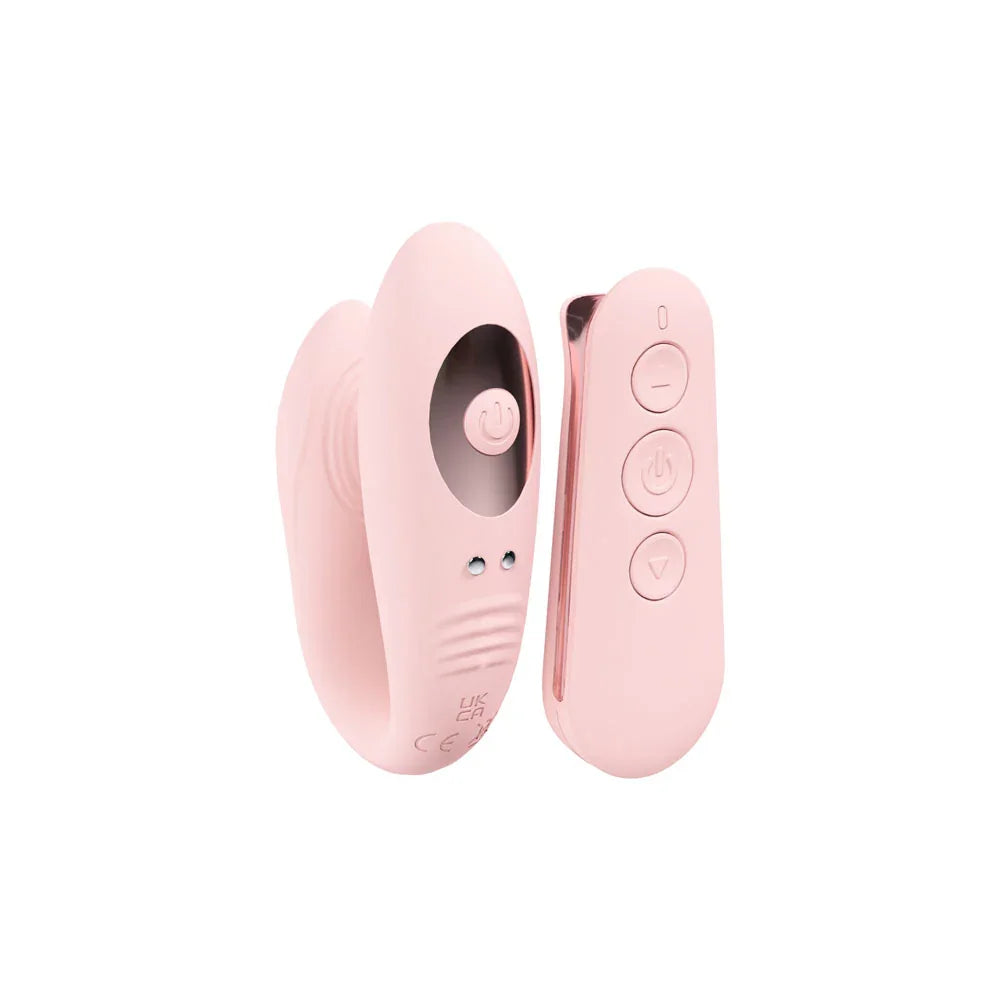 LOVELINE Charme Dual Motor Vibe - USB Rechargeable Dual Motor Vibrator with Wireless Remote - Take A Peek