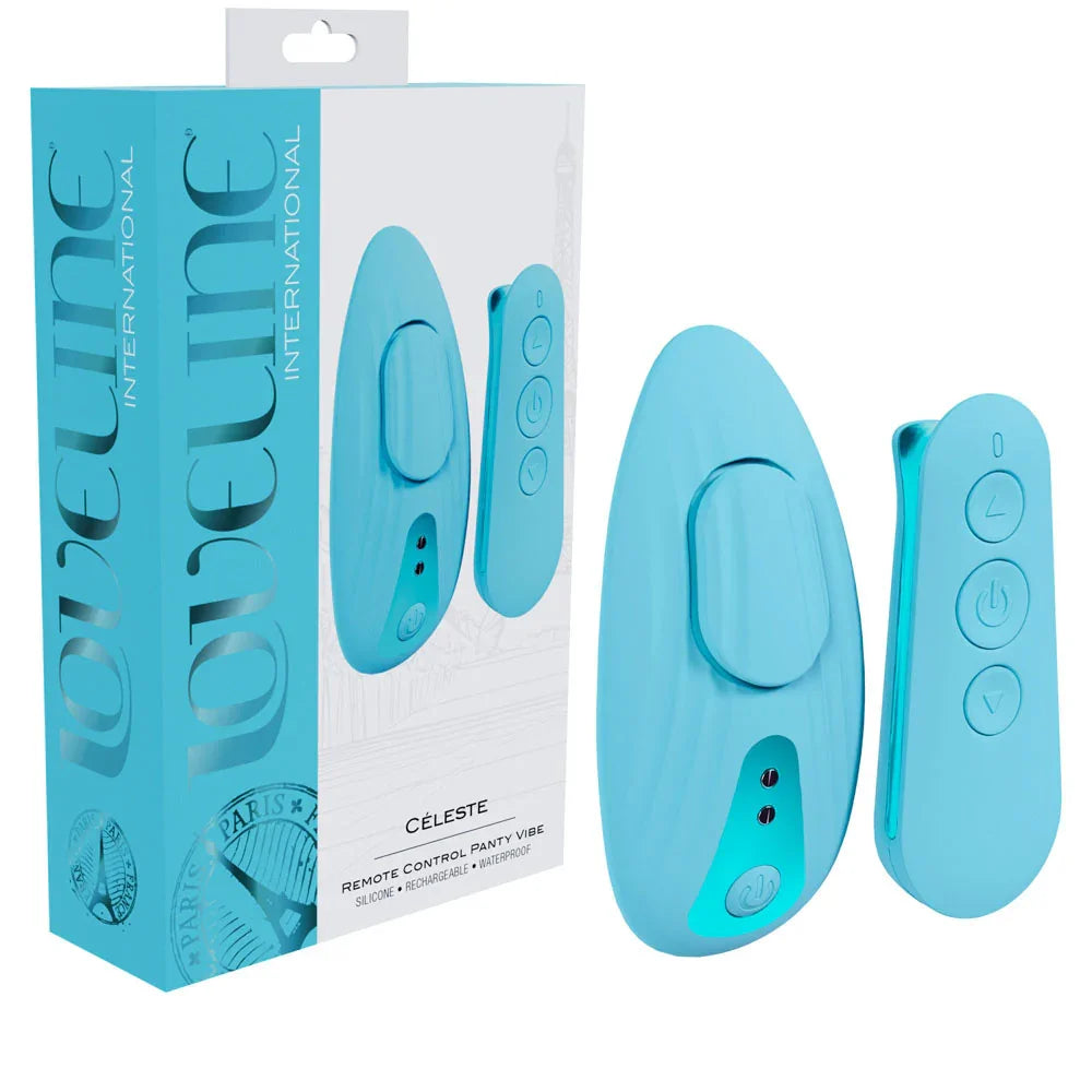 LOVELINE Celeste - - USB Rechargeable Panty Vibrator with Wireless Remote - Take A Peek