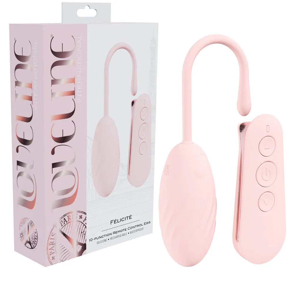 LOVELINE Felicite - - USB Rechargeable Vibrating Egg with Wireless Remote - Take A Peek
