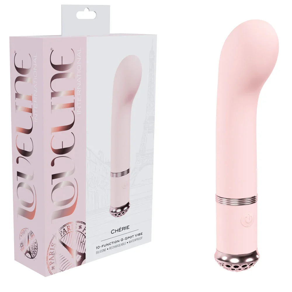 LOVELINE Cherie - - 14 cm USB Rechargeable Vibrator - Take A Peek