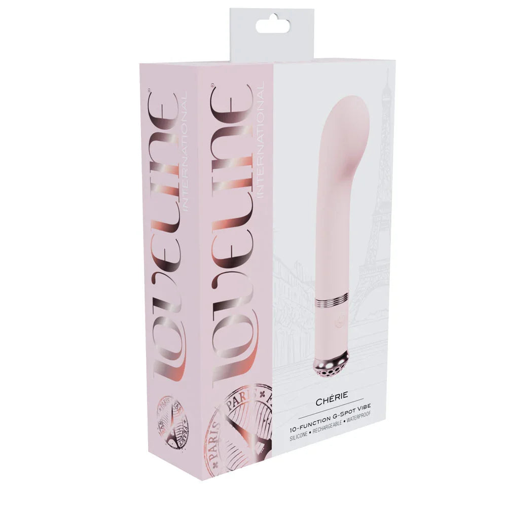 LOVELINE Cherie - - 14 cm USB Rechargeable Vibrator - Take A Peek
