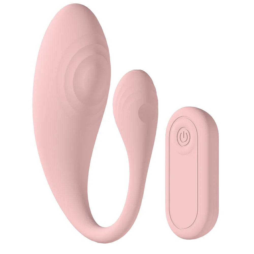 LOVELINE Wave - USB Rechargeable C-Shaped Vibrator with Remote - Take A Peek