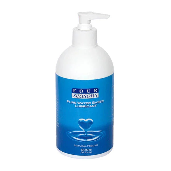Four Seasons Personal Lubricant - Water Based Personal Lubricant - 500 ml Pump Pack Bottle - Take A Peek