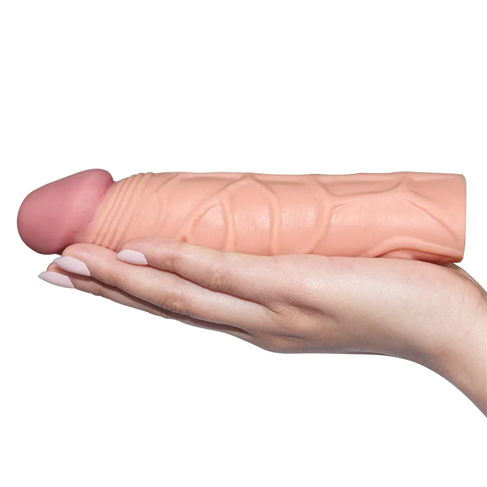 Pleasure X-Tender 1'' Sleeve - 2.5 cm (1'') Penis Extension Sleeve - Take A Peek