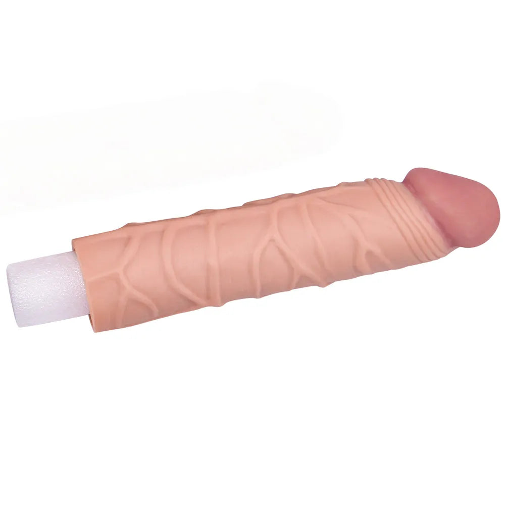 Pleasure X-Tender 1'' Sleeve - 2.5 cm (1'') Penis Extension Sleeve - Take A Peek