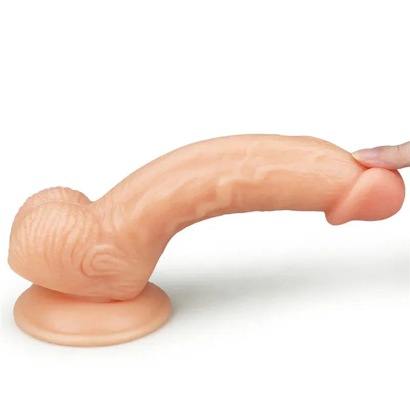 The Ultra Soft Dude - 20 cm long (8'') Dong - Take A Peek
