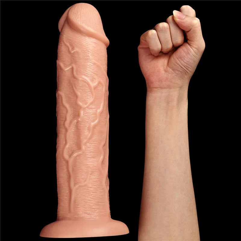 King Size 11'' Realistic Dildo - 28 cm Dong - Take A Peek