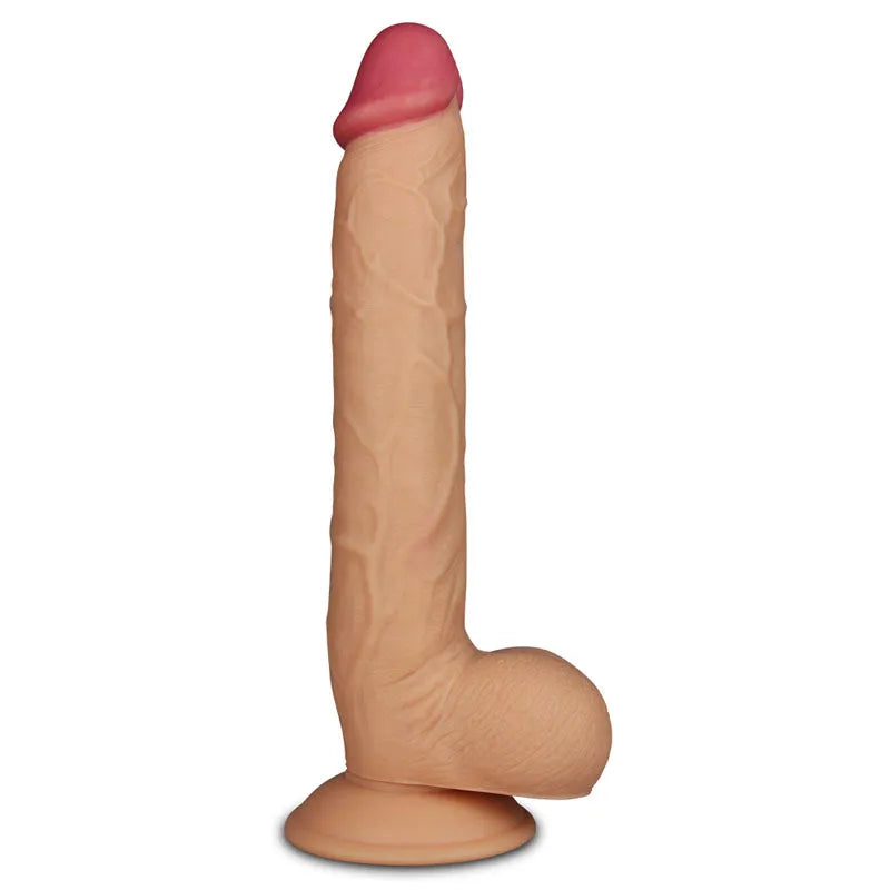 King Size 10'' Realistic Dildo - 25 cm Dong - Take A Peek