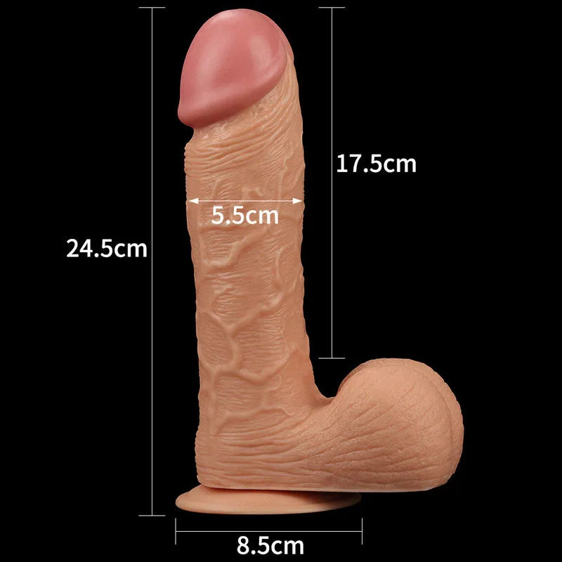 King Size 9'' Realistic Dildo - 23 cm Dong - Take A Peek