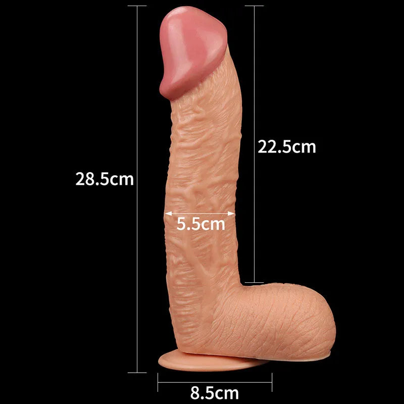 King Size 10.5'' Realistic Dildo - 26.7 cm Dong - Take A Peek