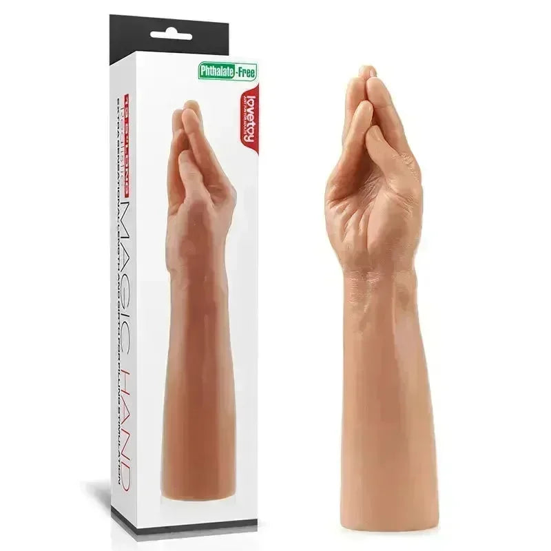 King Sized 13.5'' Realistic Magic Hand - 36 cm Hand Dildo - Take A Peek