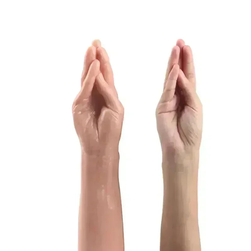 King Sized 13.5'' Realistic Magic Hand - 36 cm Hand Dildo - Take A Peek