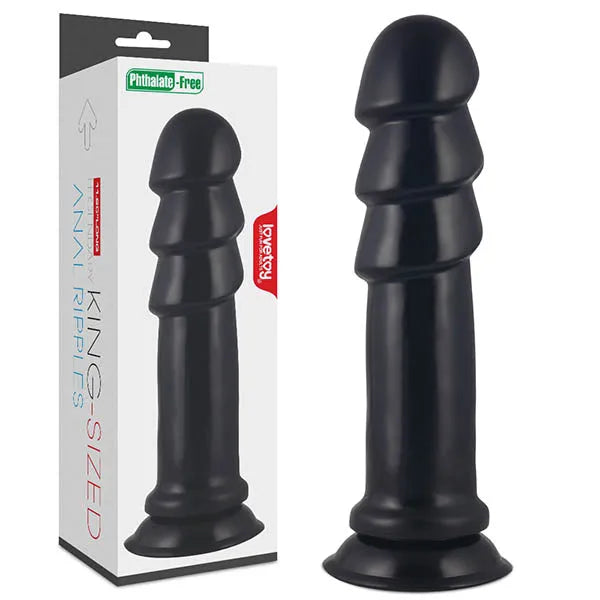 King Sized Anal Ripples - 28.5 cm (11.5'') Mega Anal Plug - Take A Peek