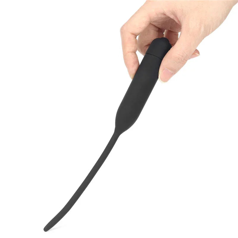 Ultimate Silicone Vibrating Urethral Dilator - Vibrating Urethral Sound - Take A Peek