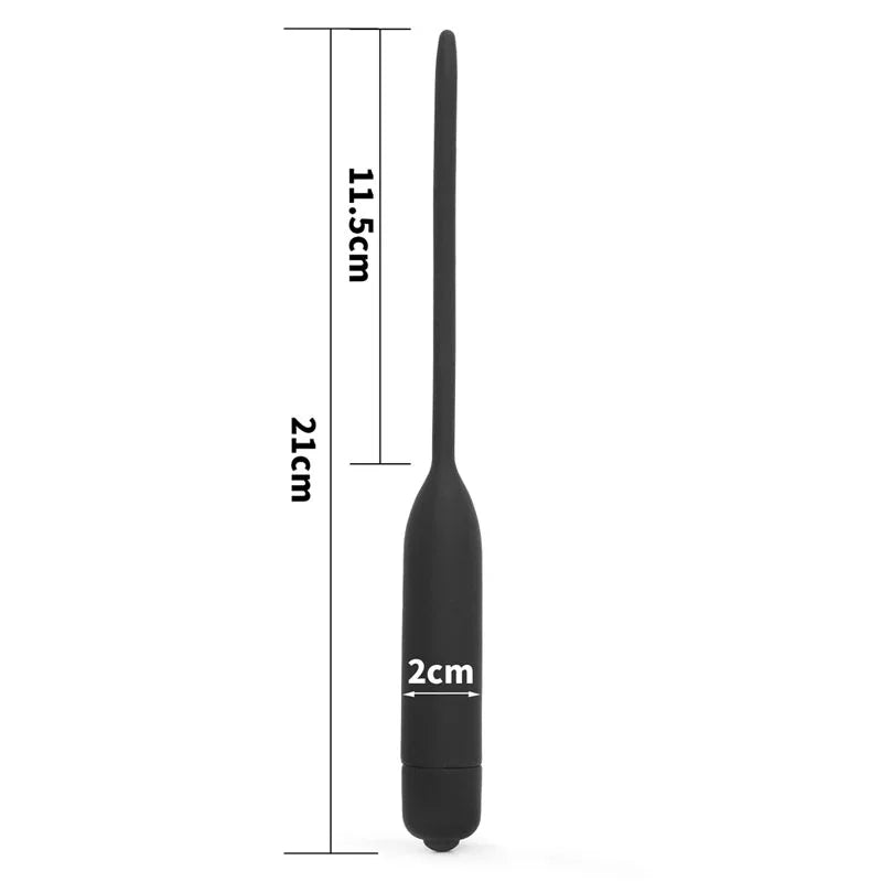 Ultimate Silicone Vibrating Urethral Dilator - Vibrating Urethral Sound - Take A Peek