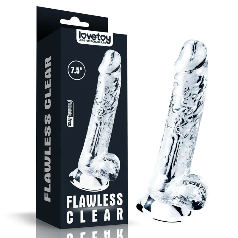 Flawless Dildo 7.5'' - 19 cm Dong - Take A Peek
