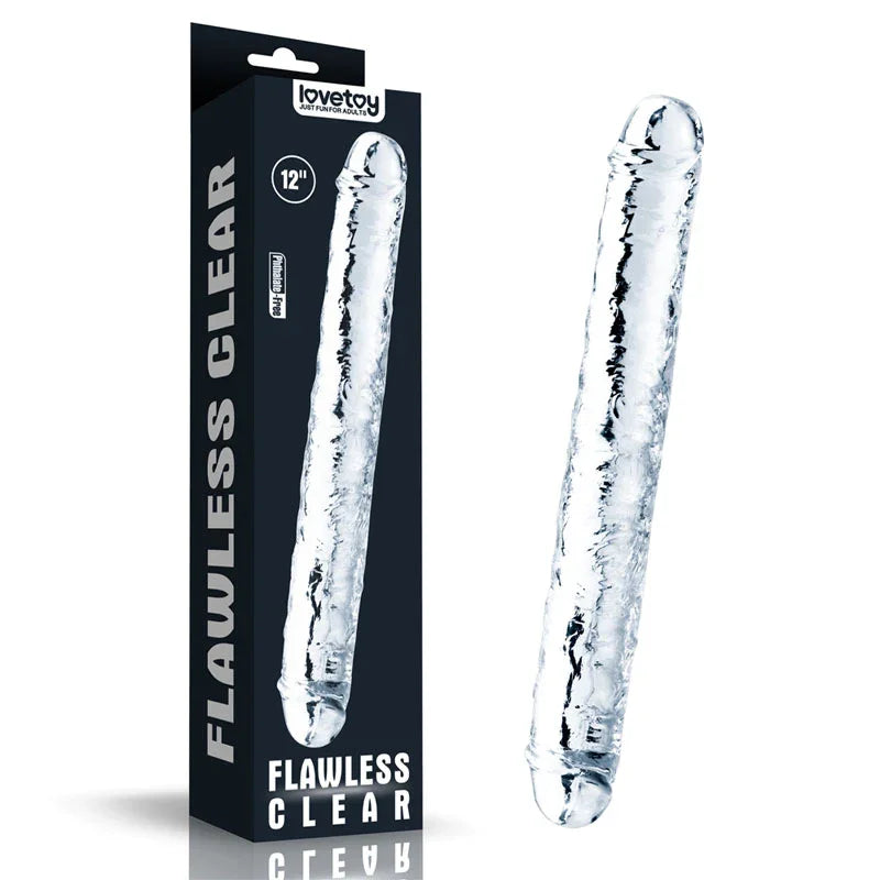 Flawless Double Dildo 12'' - 30 cm Double Dong - Take A Peek