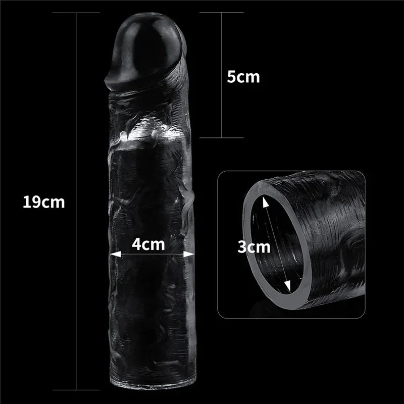 Flawless Penis Sleeve 2'' - 5 cm Penis Extender Sleeve - Take A Peek