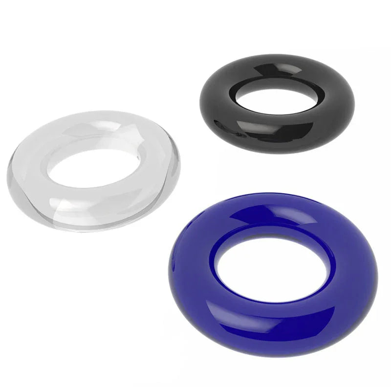 Power Plus Triple Donut Ring Set - Cock Rings - Set of 3 - Take A Peek