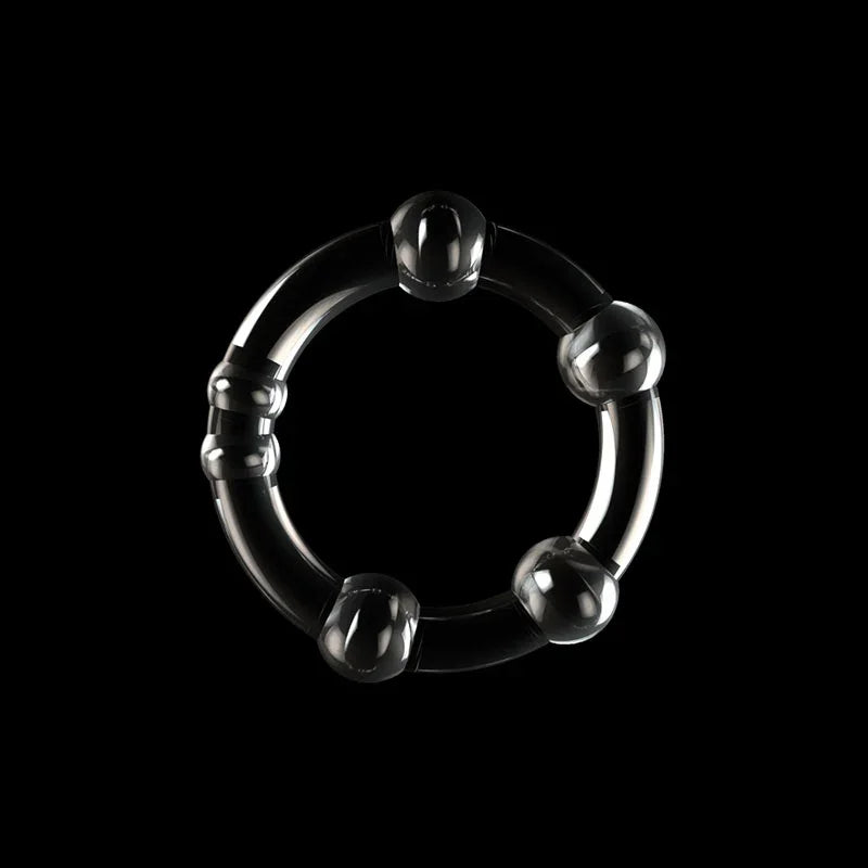 Power Plus Triple Beaded Ring Set - Cock Rings - Set of 3 - Take A Peek