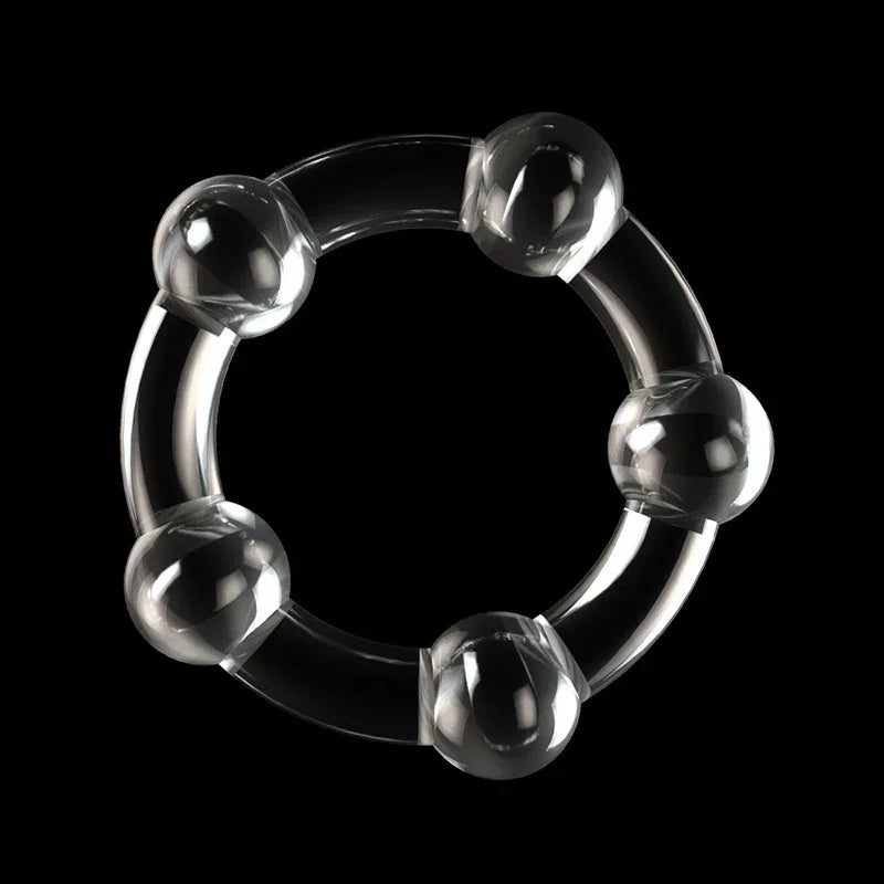 Power Plus Triple Beaded Ring Set - Cock Rings - Set of 3 - Take A Peek