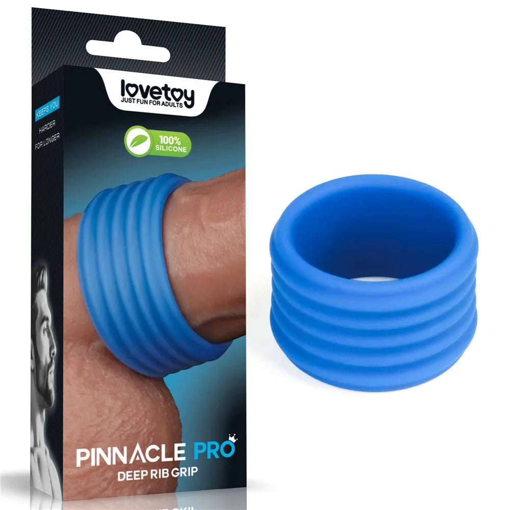 Pinnacle Pro Deep Rib Grip - Cock Ring - Take A Peek