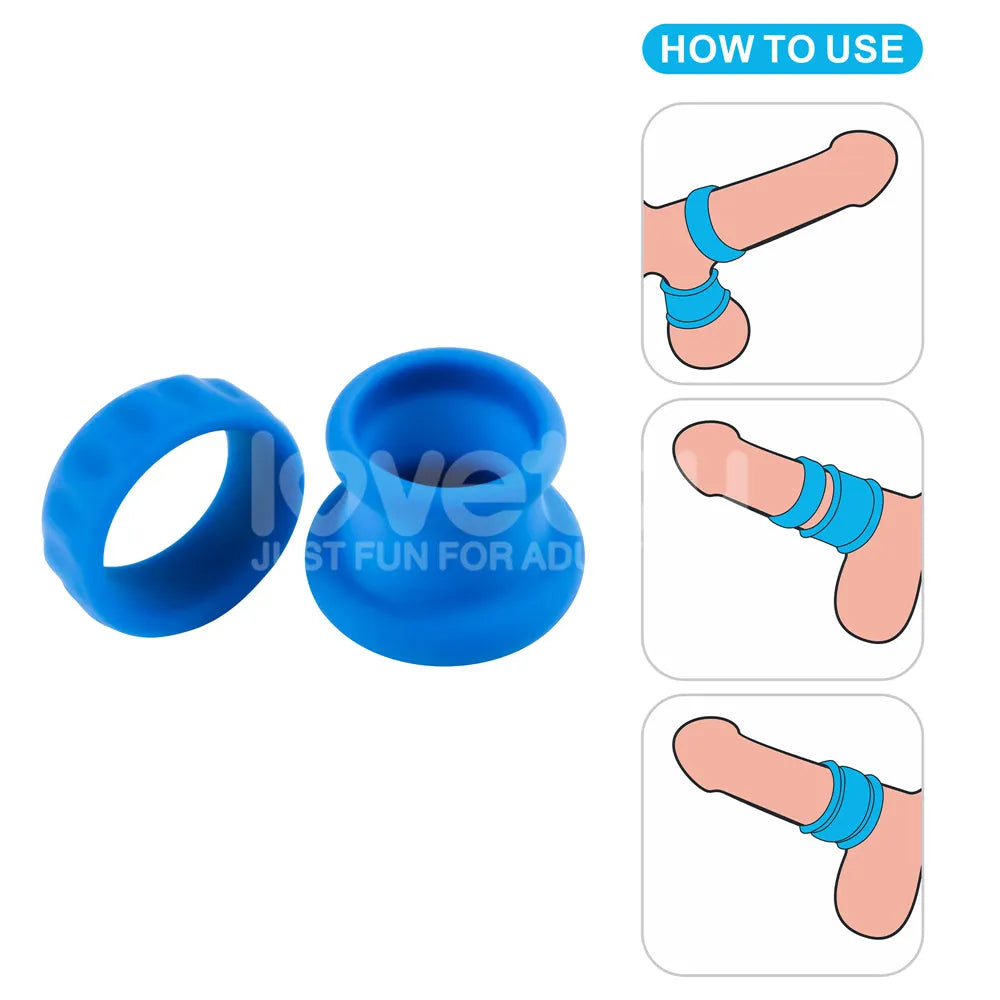 Pinnacle Pro Twin Flex - Cock & Balls Rings - Take A Peek