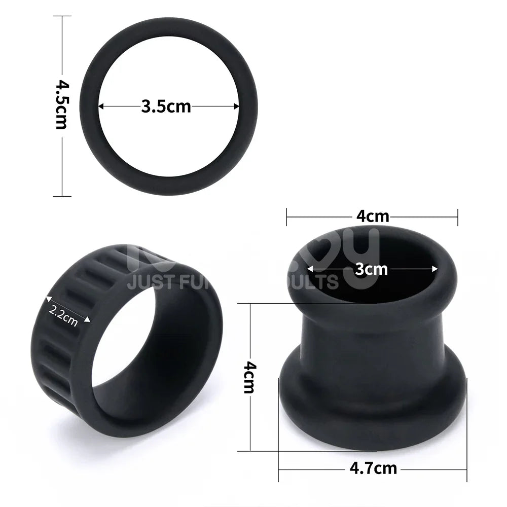 Pinnacle Pro Twin Grip Enhancer - Cock & Balls Ring - Take A Peek